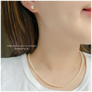 3mm Akoya Round 日 本 海 水 圓 珠 珠 鏈