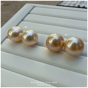 Button, South Sea Gold 南洋饅頭金珠 13mm