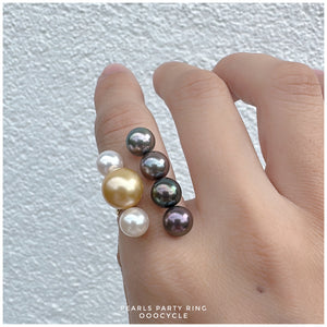 Pearls Party Ring