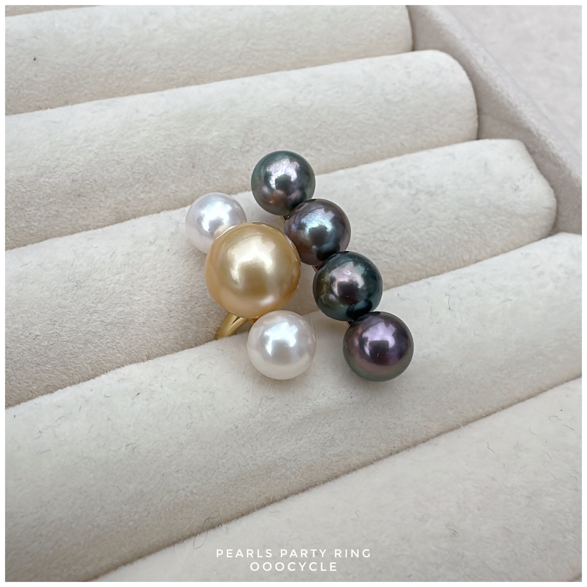 Pearls Party Ring