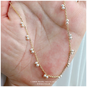 1.5mm Pearl Necklace