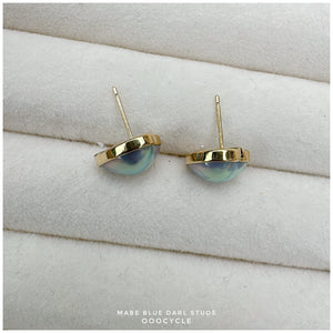 Mabe Blue Darl Studs