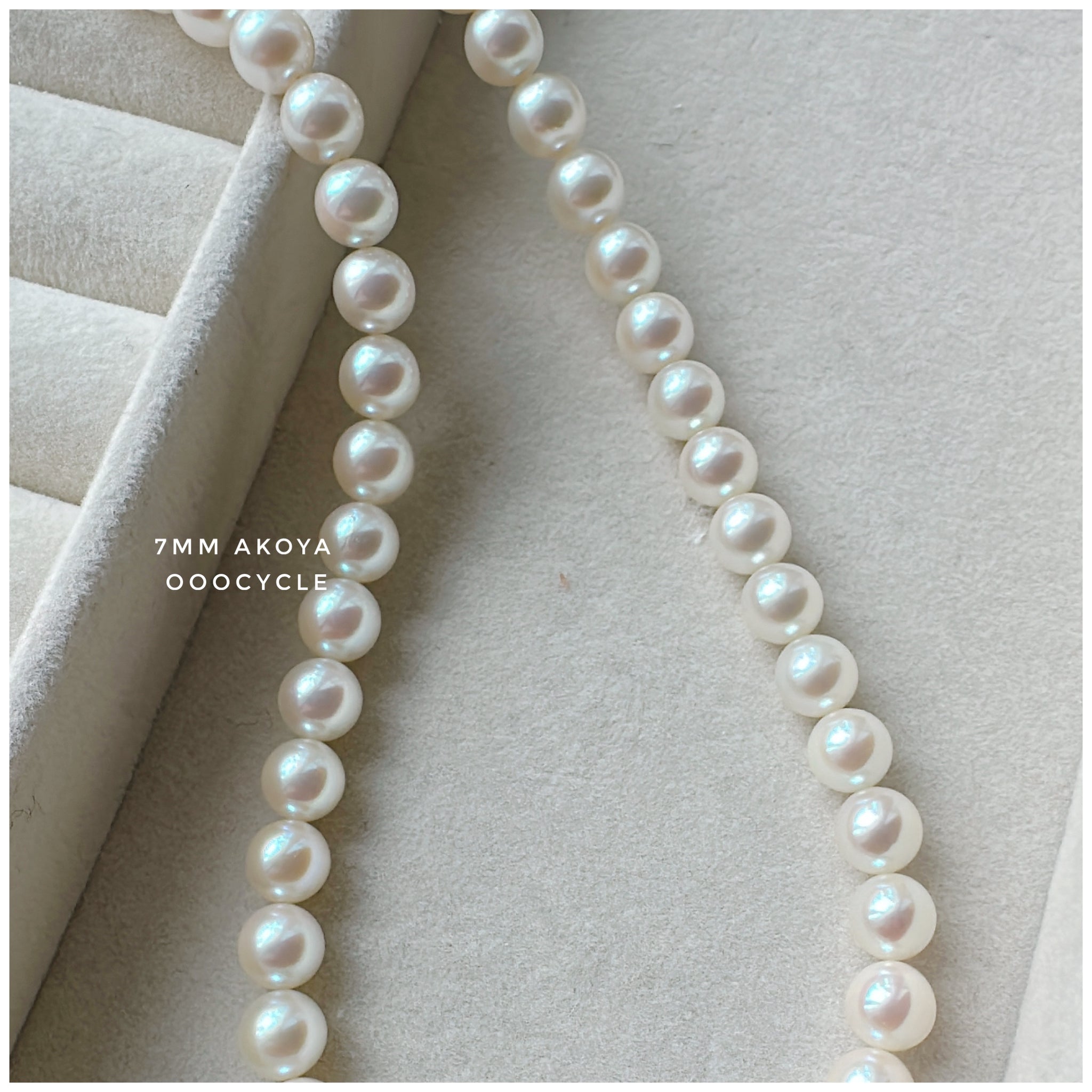 7mm Akoya Strand (Round) 日 本 海 水 珍 珠 珠 鏈 (圓)