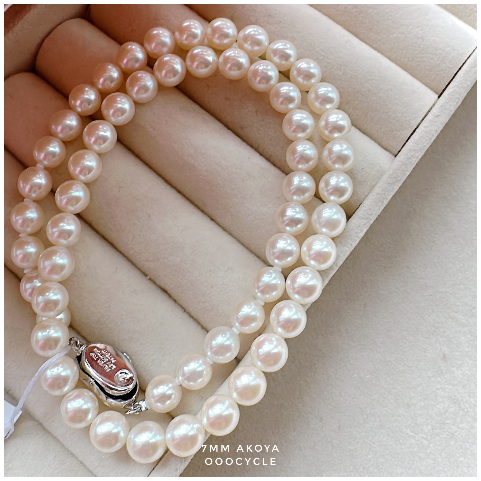 7mm Akoya Strand (Round) 日 本 海 水 珍 珠 珠 鏈 (圓)