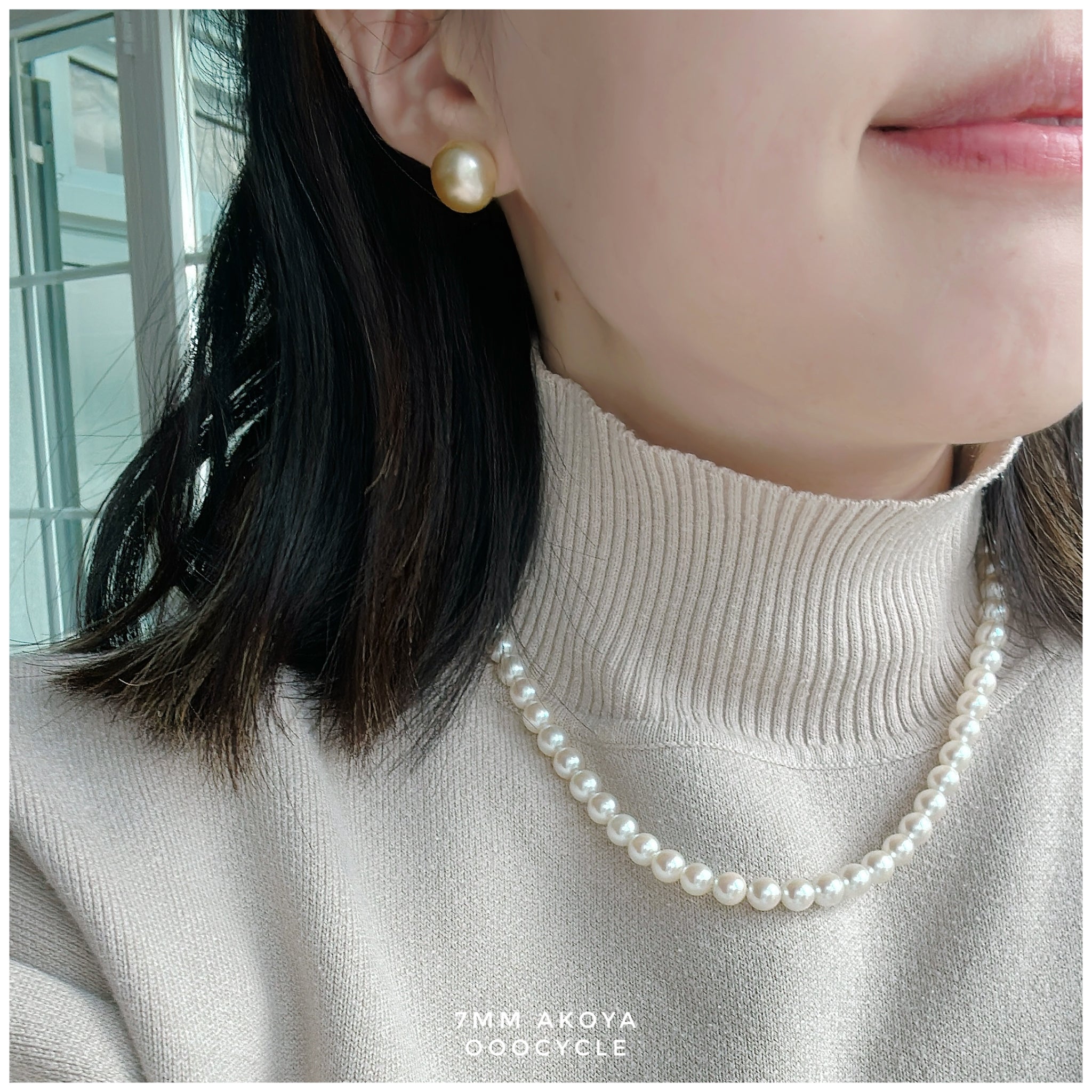 7mm Akoya Strand (Round) 日 本 海 水 珍 珠 珠 鏈 (圓)