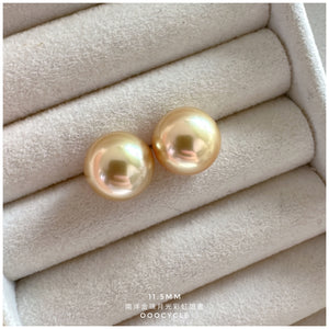 南洋金珠 - 月光彩虹證書 Certified South Sea Gold Pearl 11.5mm