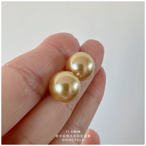 南洋金珠 - 月光彩虹證書 Certified South Sea Gold Pearl 11.5mm