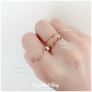 Crystalists Rings (1 Stone)